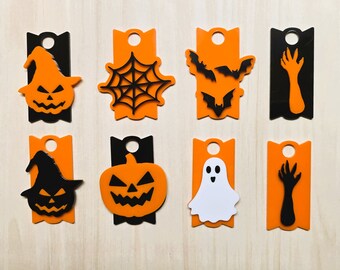 Halloween-glassdekoration SVG-paket: Laserskuren fil (digital nedladdning)
