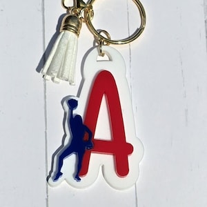 Cheerleading Alphabet Keychain Laser Cut Files: SVG, AI, DXF (Digital Download)