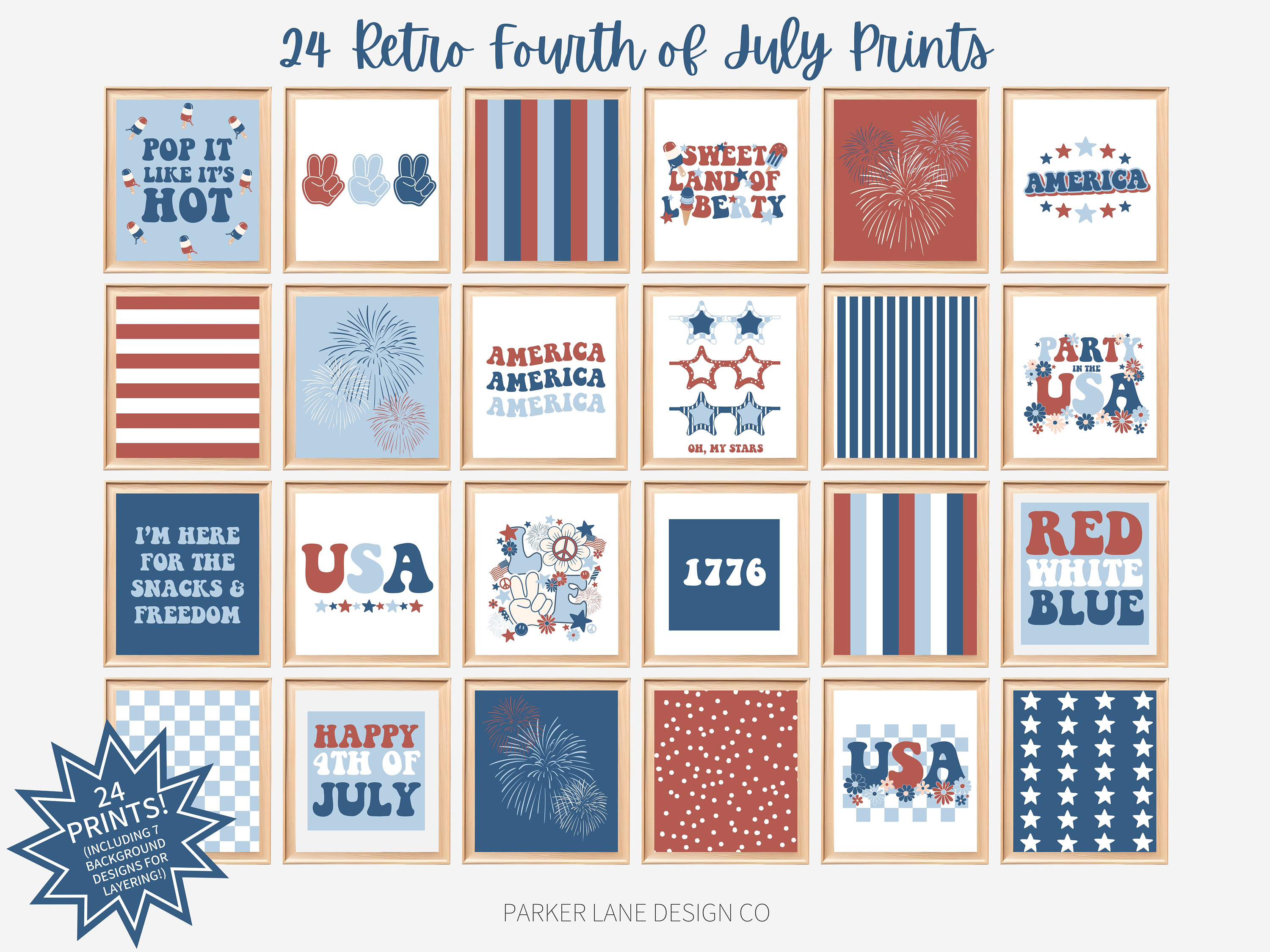 4th of July Prints Fourth of