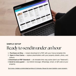 Mobile Airbnb Welcome Book Template – Canva Guest Guide (Digital Download) image 6