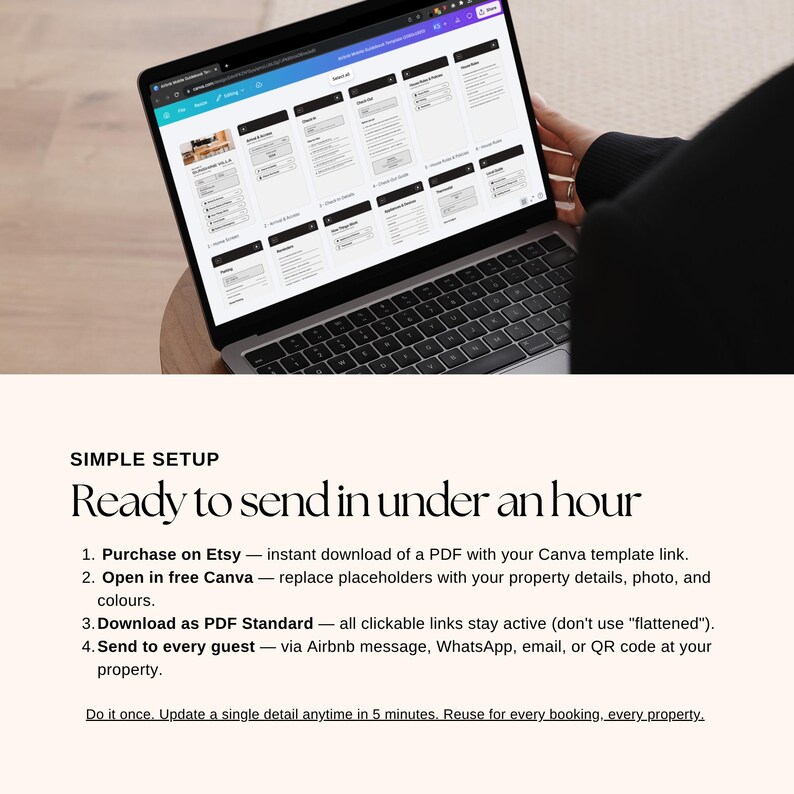 Mobile Airbnb Welcome Book Template – Canva Guest Guide (Digital Download) image 6