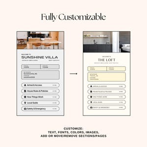 Mobile Airbnb Welcome Book Template – Canva Guest Guide (Digital Download) image 5