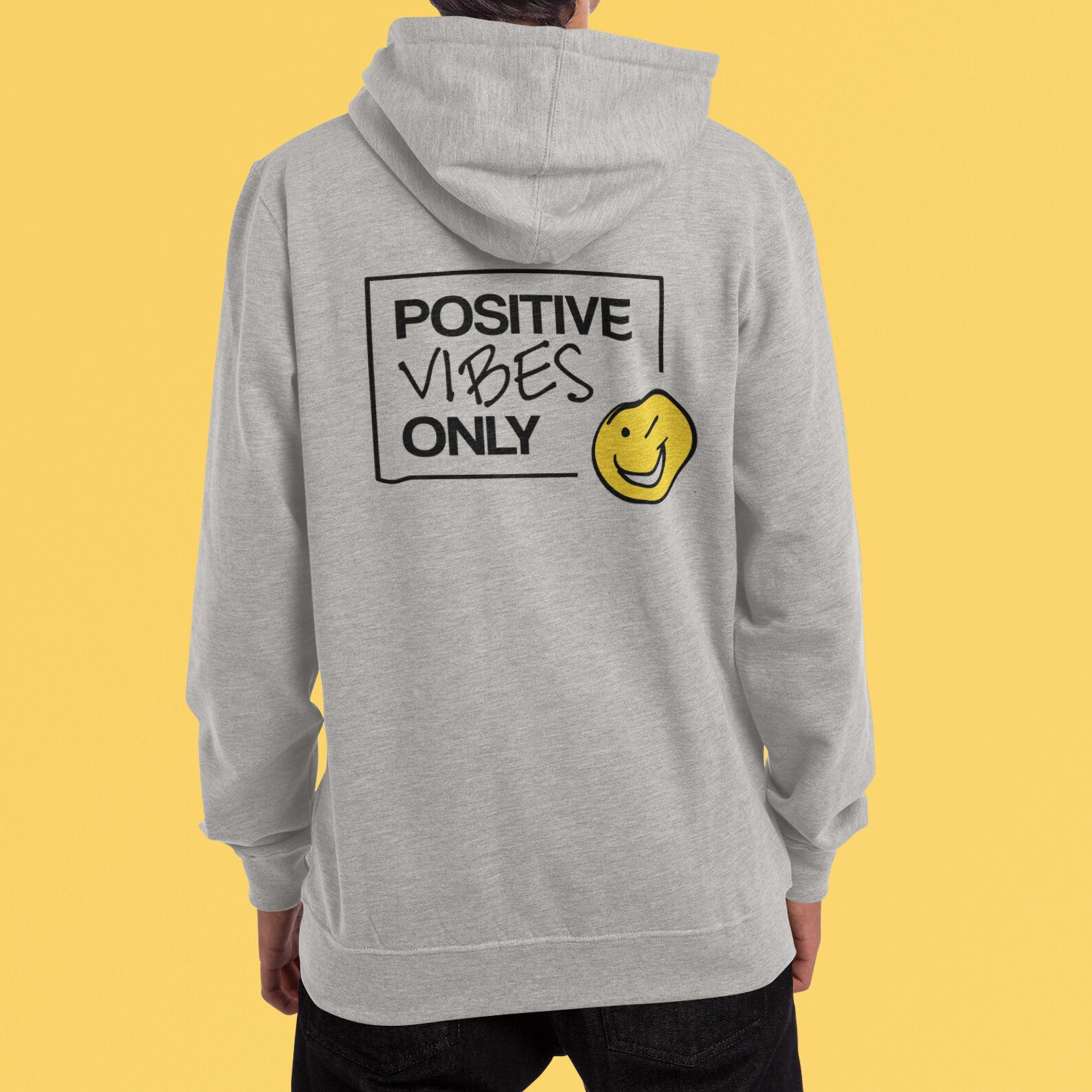 Positive Vibes Only Unisex Hoodie Positive Vibes Unisex Etsy.de
