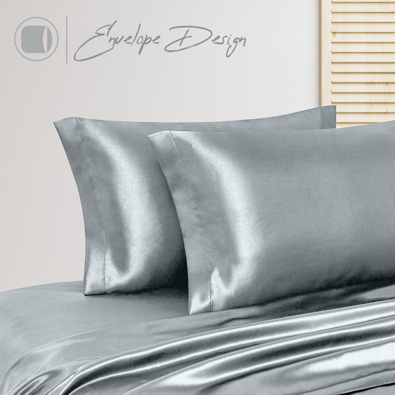 AREZY Home Decor Satin Silk Pillowcase for Hair and Skin Throw Etsy UK