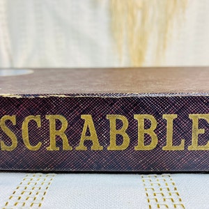 tage 1953 Scrabble Board Game, A Crossword Game, Selchow & Righter Co.