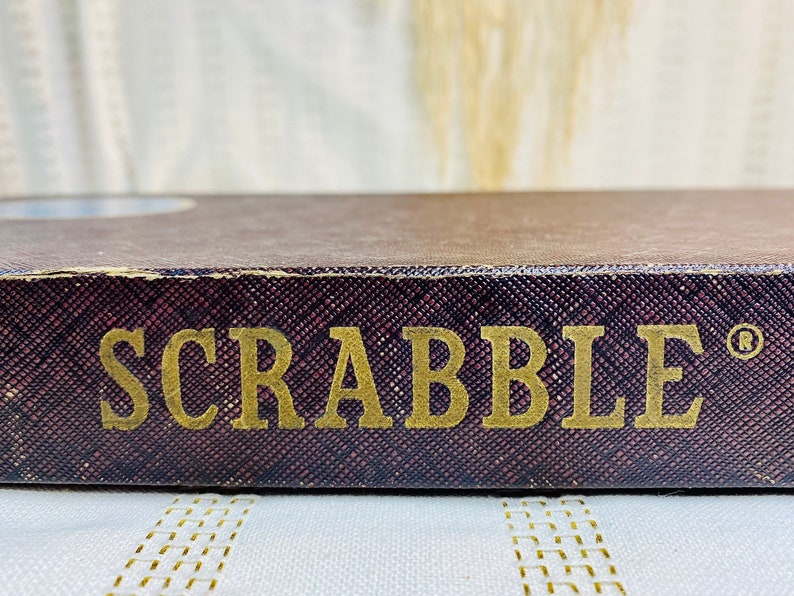 tage 1953 Scrabble Board Game, A Crossword Game, Selchow & Righter Co.