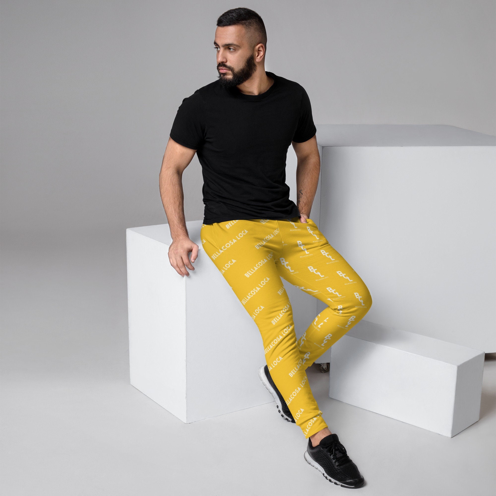 Mustard Yellow Sweatpants Men's 