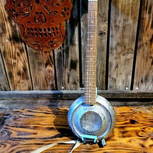 Chevy Hubcap Electric Guitar