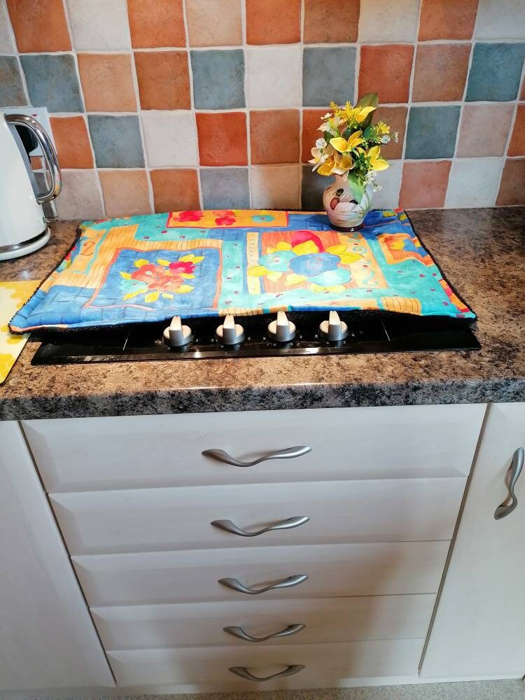Stove top cover Ceramic induction glass cooker hob protective Etsy