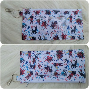 Cartera de identificación hecha a mano / Anime / Dibujos animados / Bad Bunny / Rick & Morty