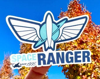 Buzz Lightyear Space Ranger Sticker, Waterproof Toy Story Sticker