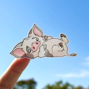 Pua Sticker, Moana Pig Sticker, Moana Pua Sticker, Moana Sticker, Disneyland sticker, Disney stickers, Disneyland sticker waterproof, Moana,