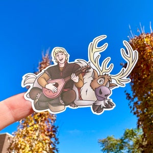 Sven tongue out stickers now available!