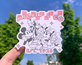 Mickey and Friends Sticker: Disneyland Waterproof Sticker