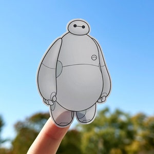 Baymax Sticker, Big Hero 6 Sticker, Baymax Sticker, Disneyland sticker, Disney stickers, Disneyland sticker waterproof,Big Hero Six Stickers