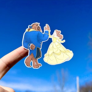 Beauty and the Beast Waterproof Sticker: Disneyland Decal