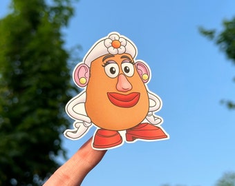 Mrs. Potato Head Sticker: Toy Story, Disneyland, Waterproof