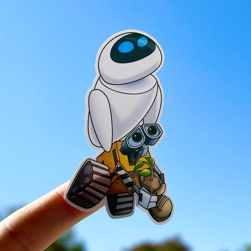 Large Wall E and Eve Sticker Etsy