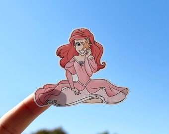 Ariel Waterproof Sticker, The Little Mermaid, Disney Princess