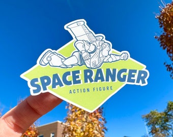 Buzz Lightyear Space Ranger Sticker: Toy Story Waterproof Matte Sticker