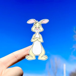 Rabbit Sticker, Pooh Bear sticker, Disneyland sticker, Stickers for hydroflask, Disney sticker, Tigger, Disneyland stickers waterproof,