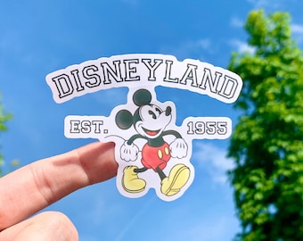 Mickey Mouse Disneyland Sticker: Waterproof Hydroflask Decal