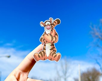 Tigger Waterproof Sticker: Pooh Bear, Disneyland