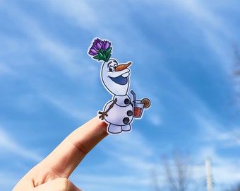 Olaf Summer Sticker: Frozen Waterproof Sticker