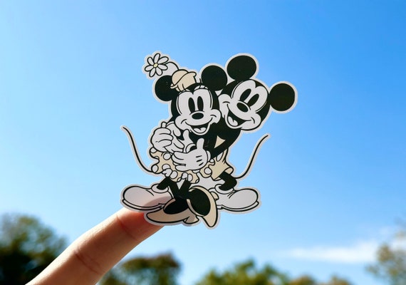 Mickey and Minnie Mouse Hugging Sticker, Disney Sticker