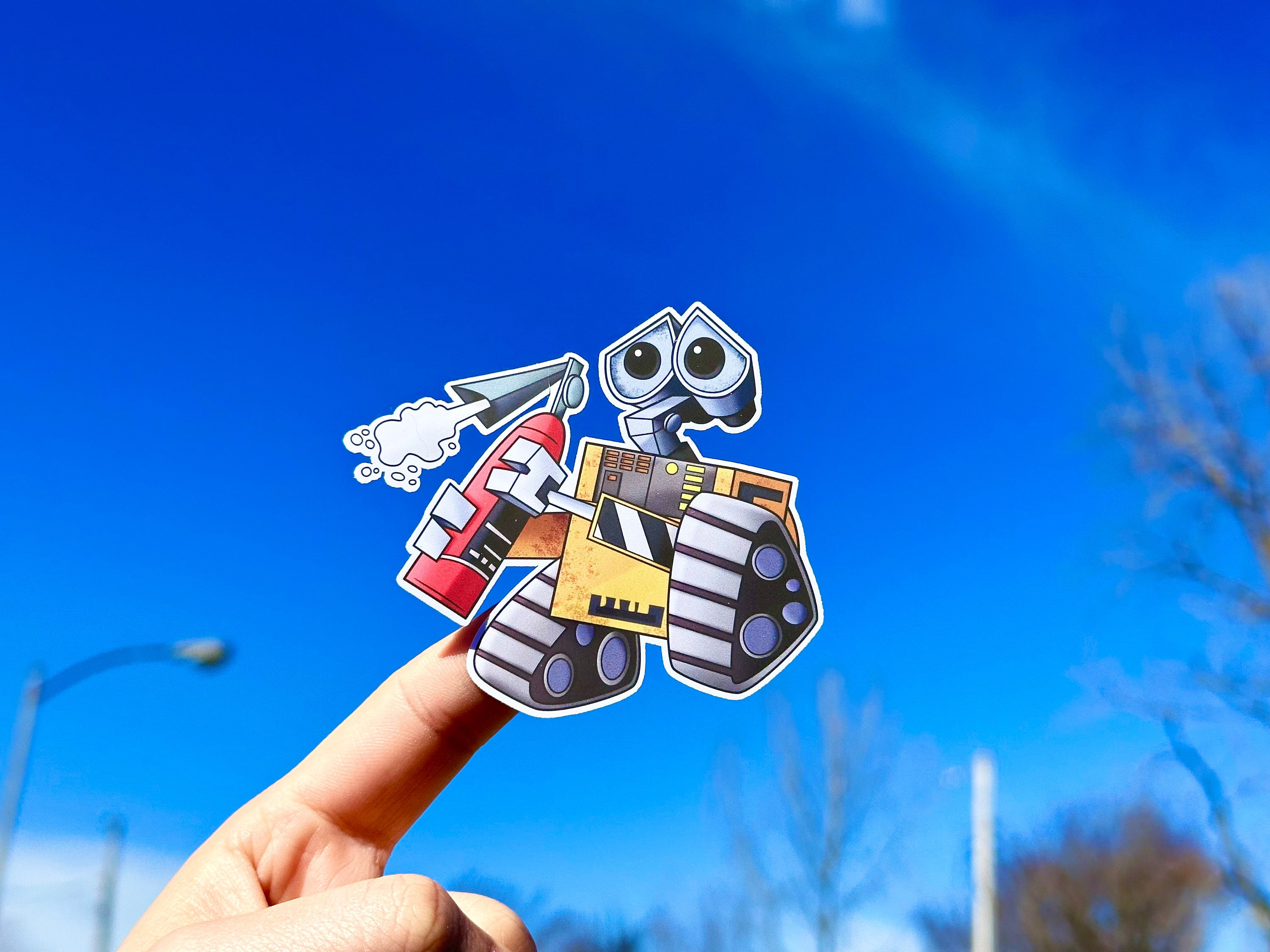 Wall-E Sticker, Walle Sticker, Disney Wall-E Funny Sticker, Disneyland sticker, Disney stickers, Disneyland sticker waterproof, Wall-E,