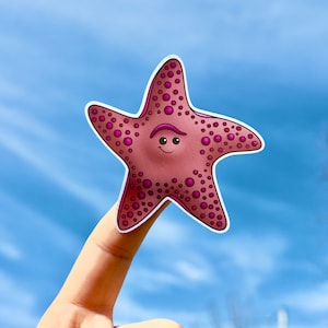 Nemo Sticker, Finding Nemo Sticker Nemo Starfish Sticker, Nemo Fish tank Sticker, Nemo Friends Sticker, Cute Nemo Sticker, Finding Nemo Fish