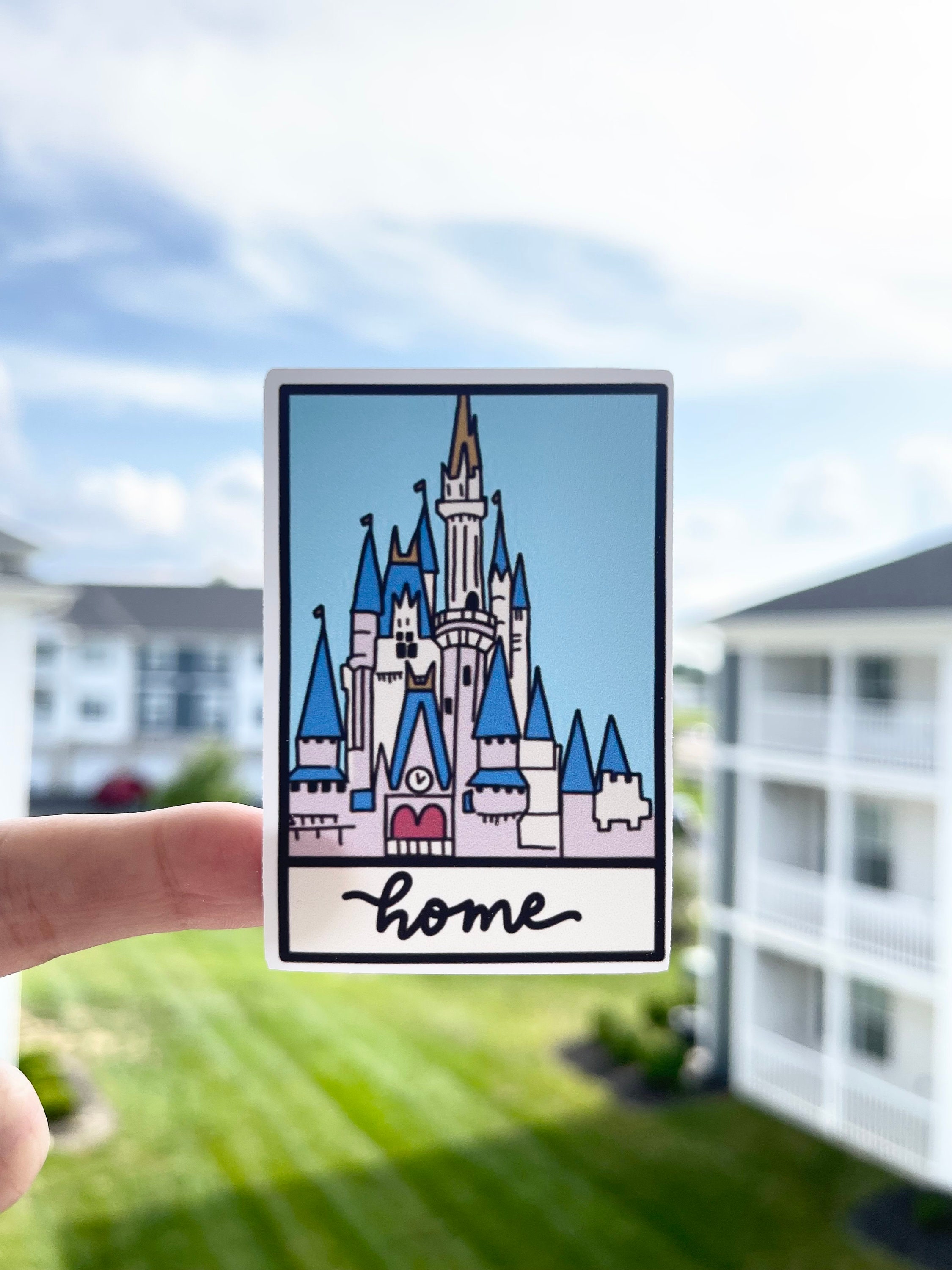 Discover Disney Castle Fuji Film Sticker, Disneyland sticker