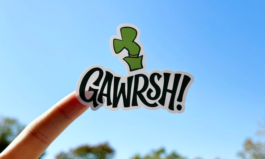 Gawrsh Goofy Sticker, Disney Goofy Sticker, Goofy Sticker, Disneyland ...