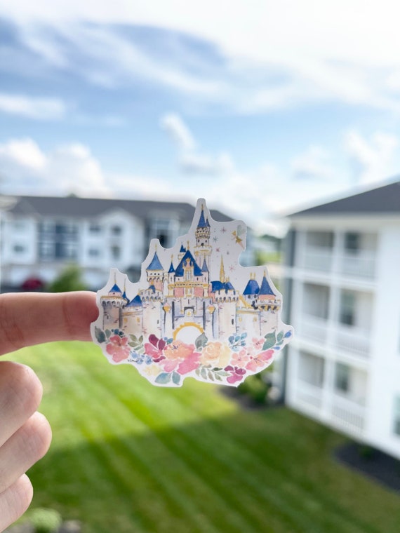 Disney Castle Sticker Disneyland Sticker Stickers for Etsy