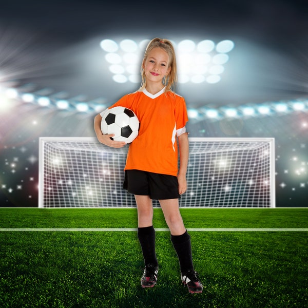 4 Soccer Digital Backgrounds  - DIGITAL DOWNLOAD ONLY