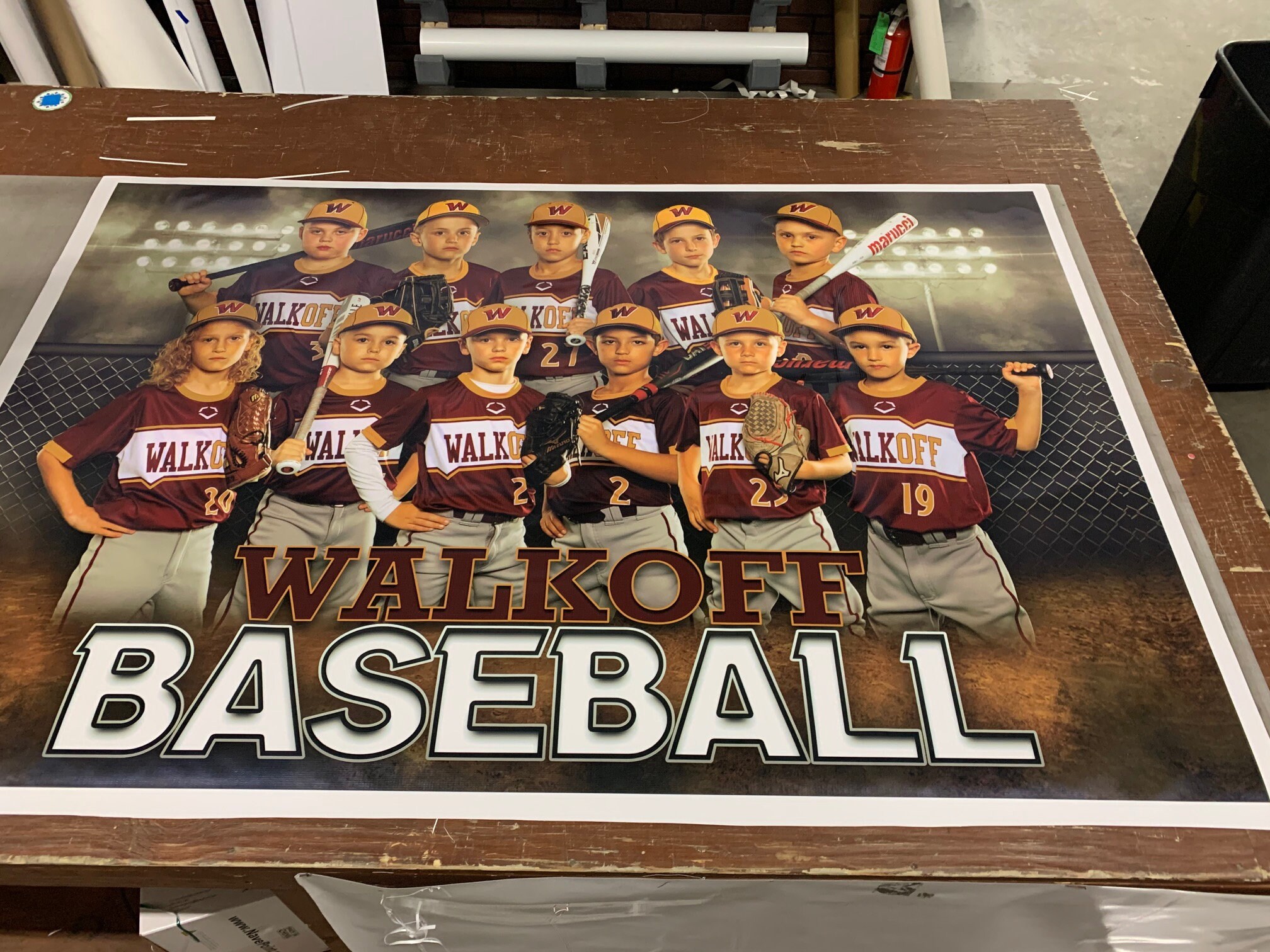 Printed Custom Designed Vinyl Baseball and Softball Banner. the Price ...
