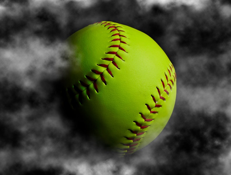 Softball and Digital Backgrounds Background Artwork Only DIGITAL