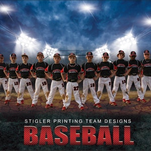Baseball and Softball digital background - Background Artwork Only - DIGITAL DOWNLOAD ONLY