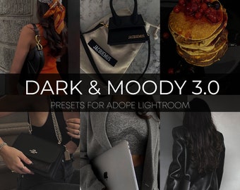 6+1 Dark & Moody Aesthetic Lightroom Presets | Moody Presets | Mobile | Dark Outdoor Indoor Fashion Travel Summer | Instagram presets