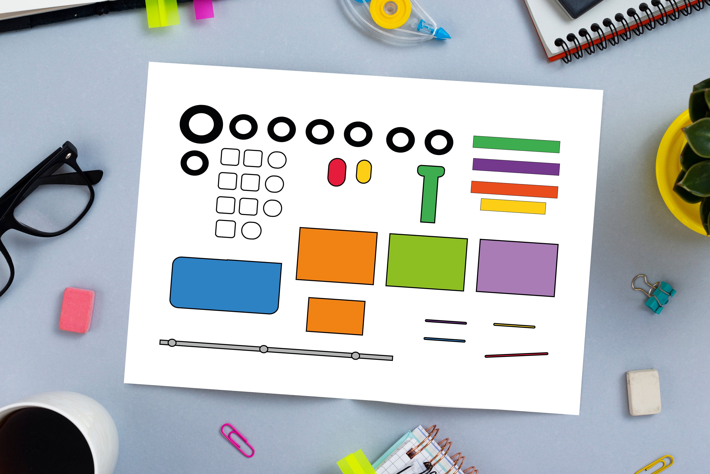 Printable Train, Train Cut and Glue, Train Coloring Sheet, Digital File ...
