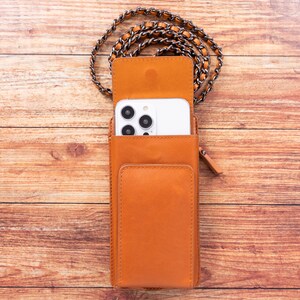 Leder Handytasche, iPhone Ledertasche, Samsung Handyhülle, Vollnarbenleder Geldbörse, Crossbody Brieftasche, Umhängetasche, Geldbörse aus Leder