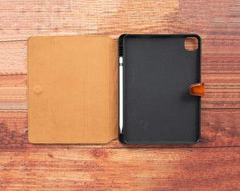 ヴィンテージレッド本革iPadケース｜超滑らかなレザーカバー