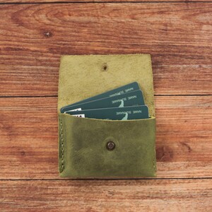 Gepersonaliseerde handgemaakte portemonnee, visitekaartjeshouder, creditcardhouder, muntzakje, jubileumcadeau, huwelijkscadeau, aangepast cadeau