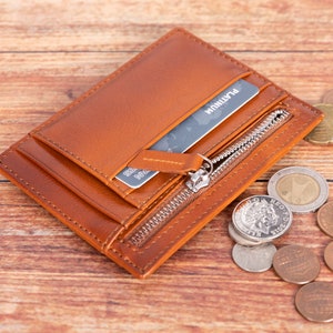 Leren herenportemonnee, leren damescadeau, aangepaste portemonnee, gepersonaliseerd cadeau, leren portemonnee, portemonnee, creditcardetui, etui voor visitekaartjes