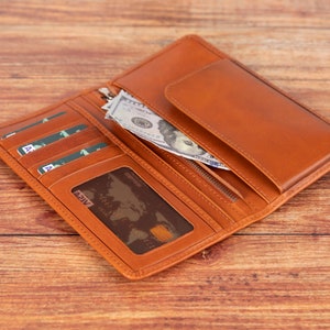 Portefeuille en cuir pour femme, portefeuille personnalisé pour cartes de crédit, porte-cartes de visite, cadeau fête des mères, cadeau collègue, cadeau de mariage, cadeau d'anniversaire