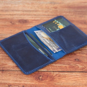 Visitekaartjestasje, slanke leren creditcardportemonnee, herenportemonnee, volnerfleer gepersonaliseerde portemonnee, cadeau collega, verjaardagscadeau