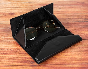 Sunglasses Case, Leather Glasses Cover, Glasses Case Leather, Handcrafted Hard Glasses Case, Customized Case for Glasses, Stylish Gift Men's