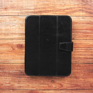 Handcrafted Full Grain Leather iPad Mini (2024) Case with Pen Holder