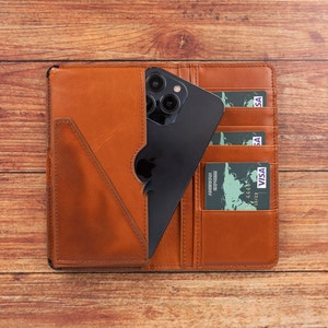 Visitekaarthouder, creditcardhouder, leren portemonnee, handgemaakt cadeau op maat, gepersonaliseerd volnerf leren etui, geldetui