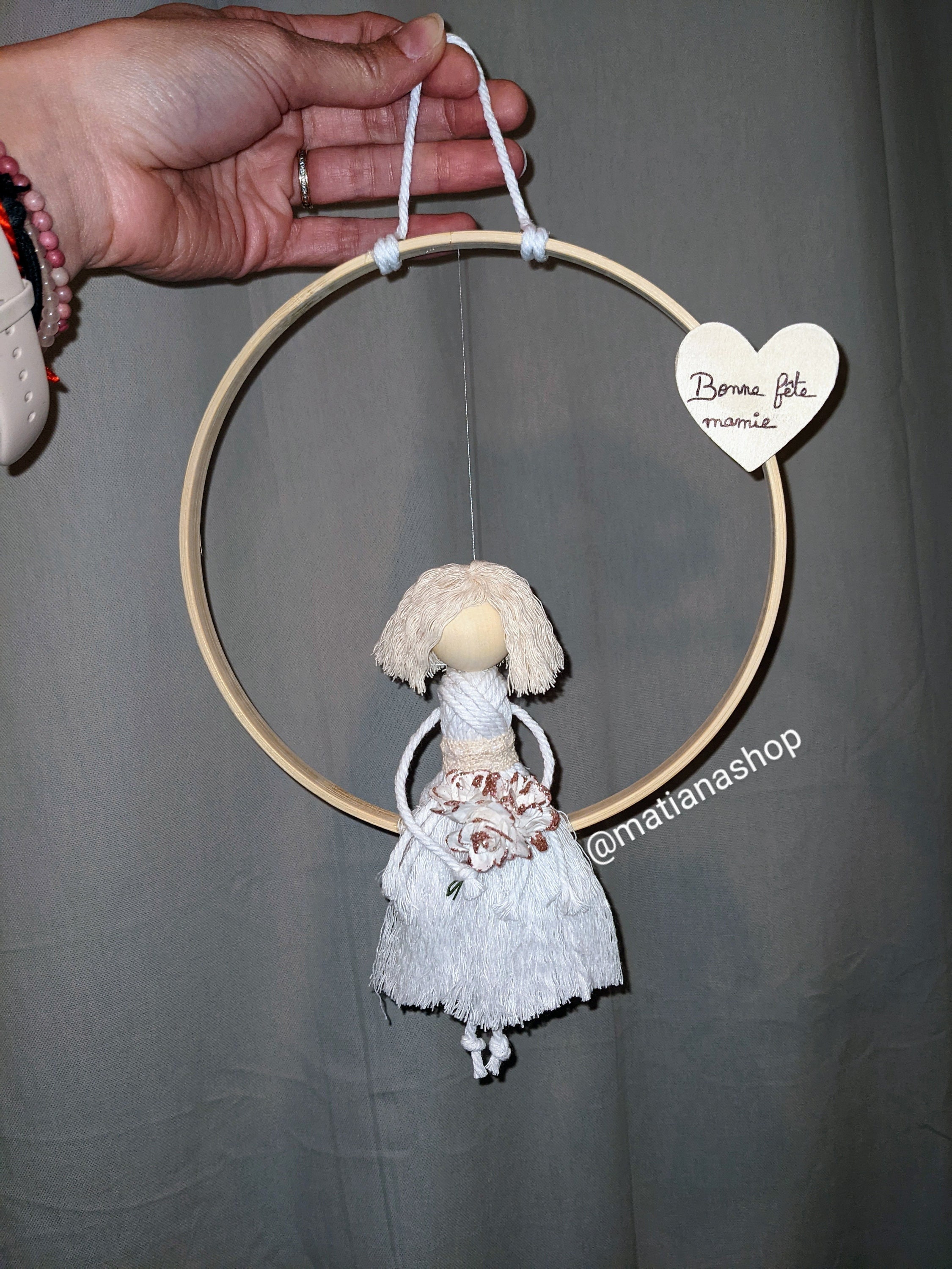 Cerceau Poupée Macramée